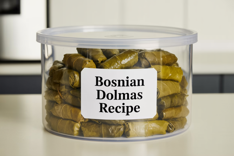 Bosnian Dolmas Recipe Storage Tips