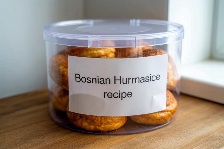 Bosnian Hurmasice Recipe Storage TIps