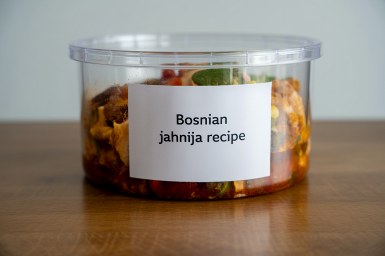 Bosnian Jahnija Recipe Storage TIps