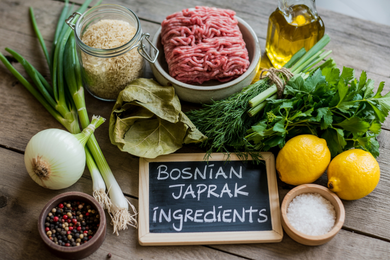 Bosnian Japrak Recipe Ingredients