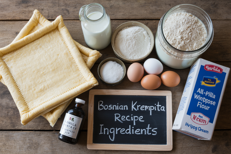 Bosnian Krempita Recipe Ingredients