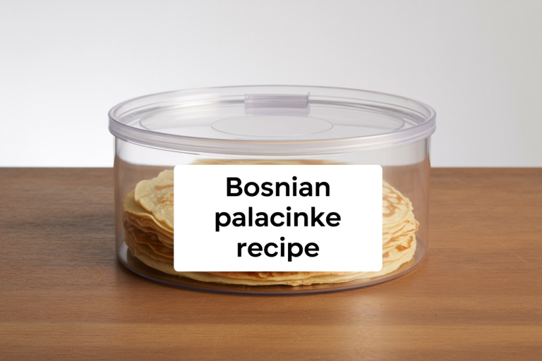 Bosnian Palacinke Recipe Storage TIps