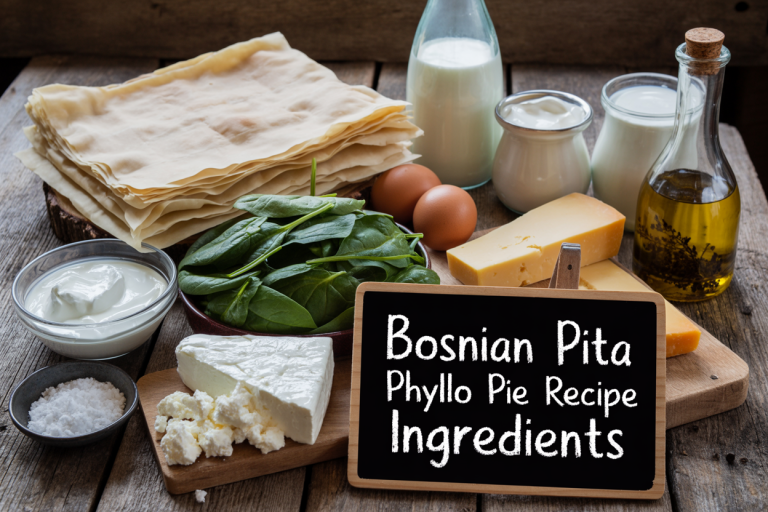 Bosnian Pita Phyllo Pie Recipe Ingredients