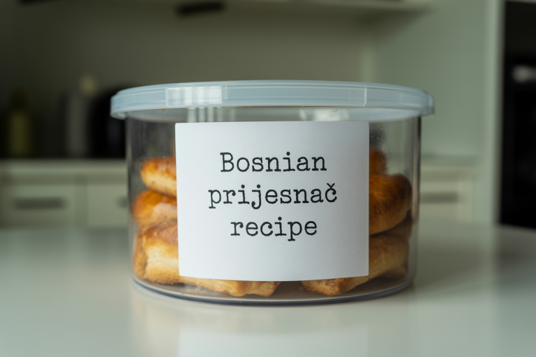 Bosnian Prijesnac Recipe Storage TIps