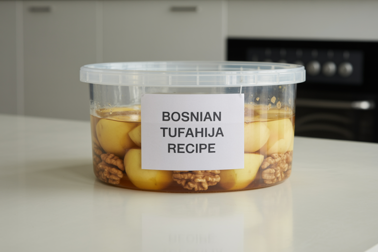 Bosnian Tufahija Recipe Storage TIps