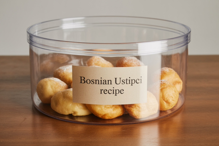 Bosnian Ustipci Recipe Storage TIps