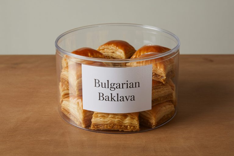 Bulgarian Baklava Recipe Storage Tips
