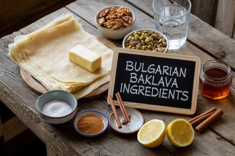 Bulgarian Baklava Recipe Ingredients