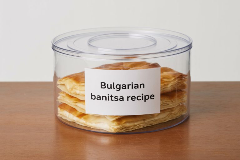 Bulgarian Banitsa Recipe Storage Tips