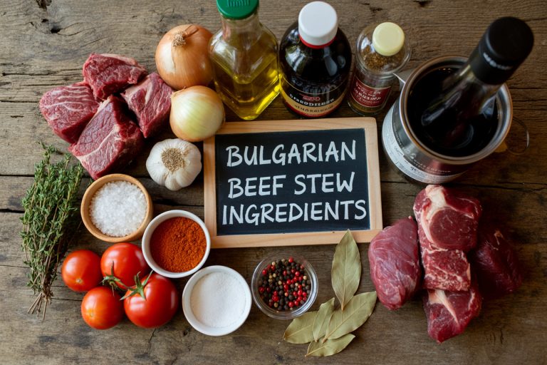 Bulgarian Bulgarian Beef Stew Ingredients