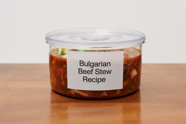 Bulgarian Bulgarian Beef Stew Storage Tips