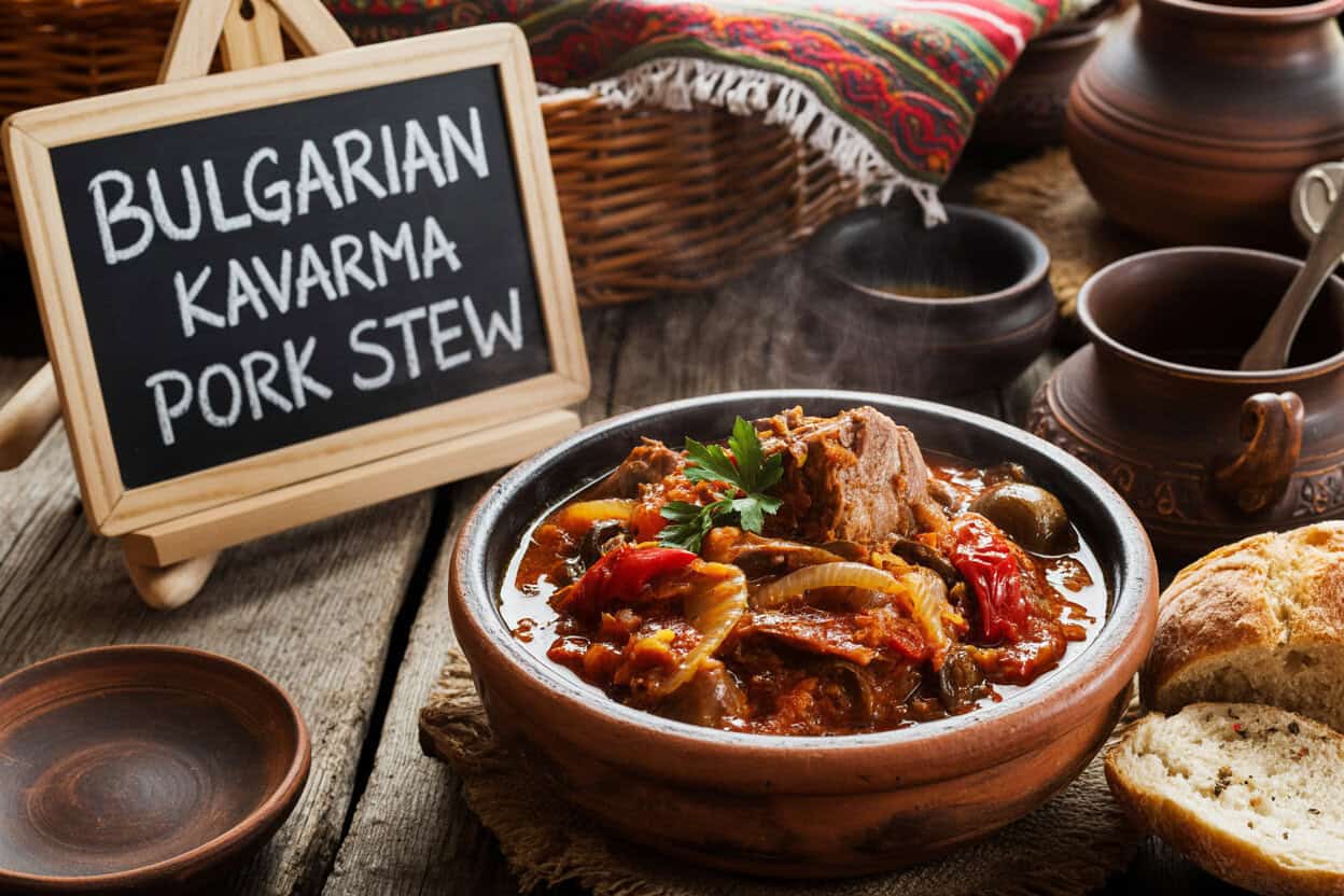 Bulgarian Kavarma Pork Stew Recipe