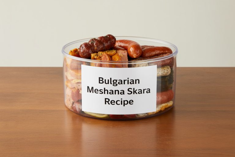 Bulgarian Meshana Skara RecipeStorage Tips
