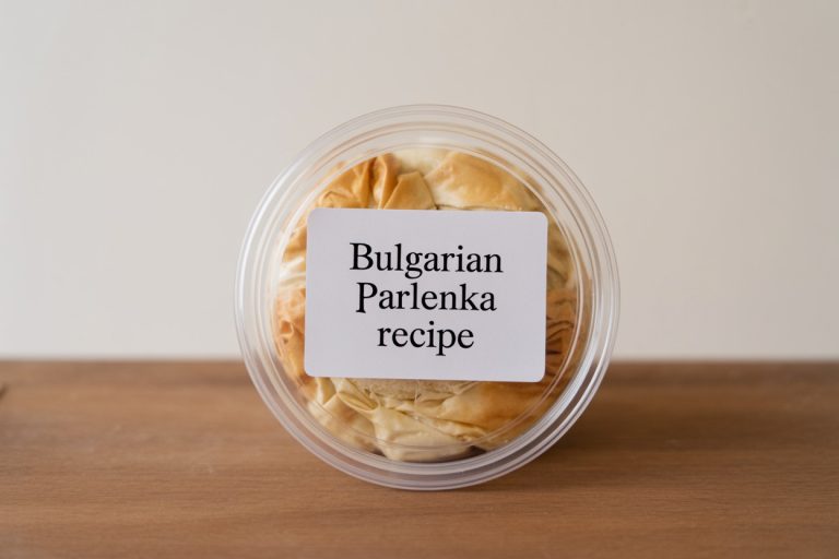 Bulgarian Parlenka Recipe Storage Tips