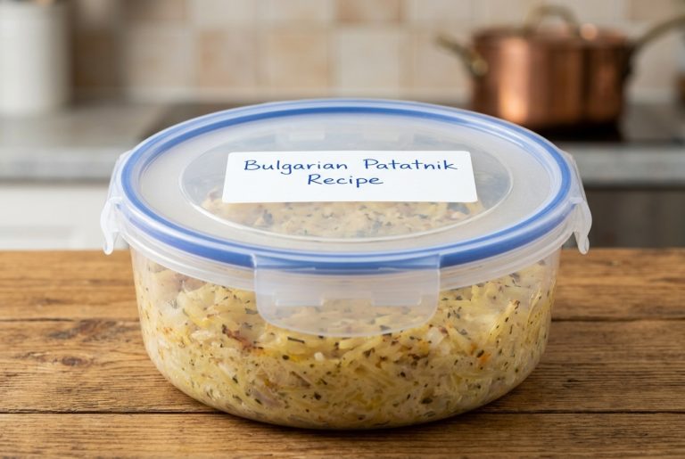 Bulgarian Patatnik Recipe Storage Tips