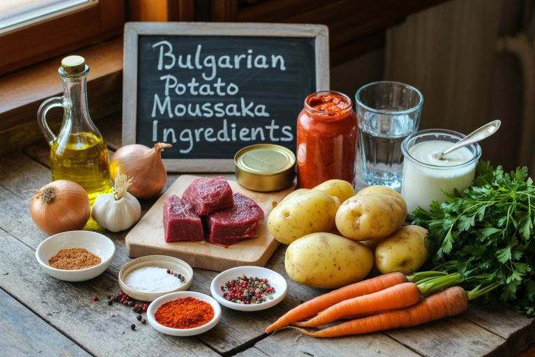 Bulgarian Potato Moussaka Recipe Ingredients