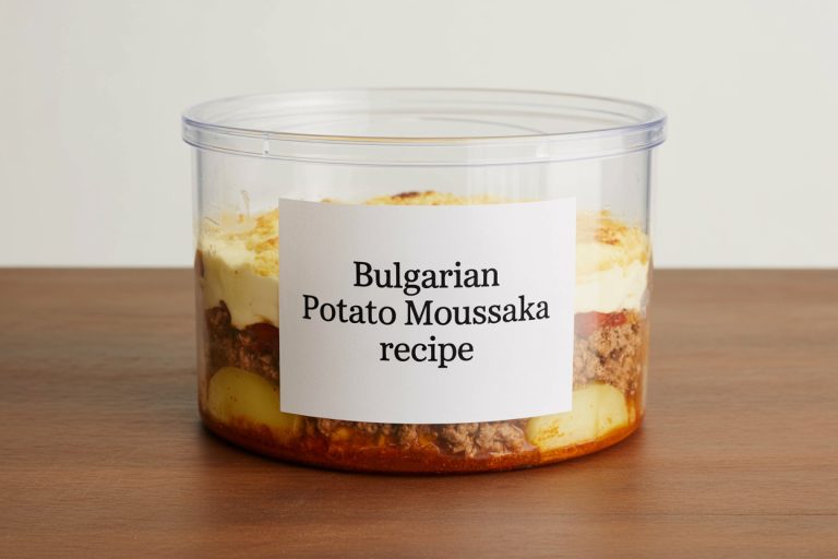 Bulgarian Potato Moussaka Recipe Storage Tips
