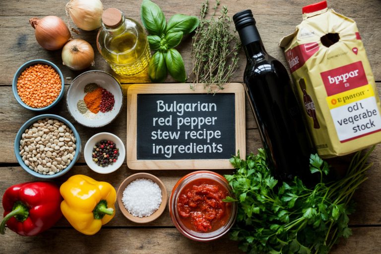 Bulgarian Red Pepper Stew Recipe Ingredients