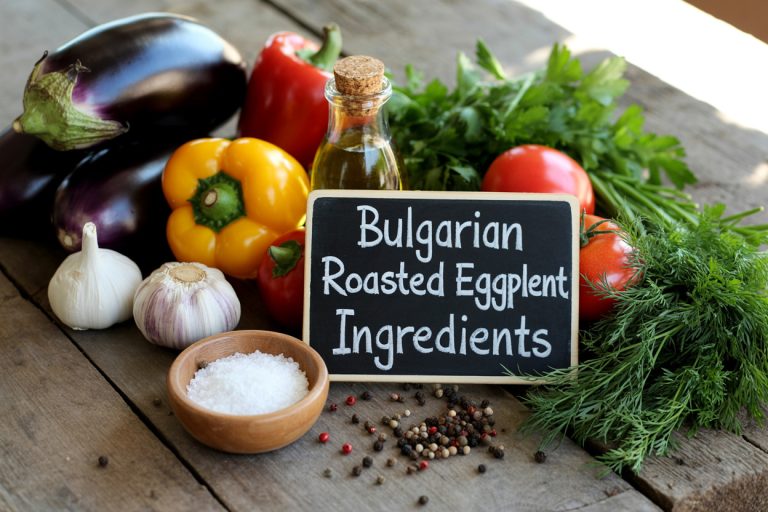 Bulgarian Roasted Eggplant Recipe Ingredients