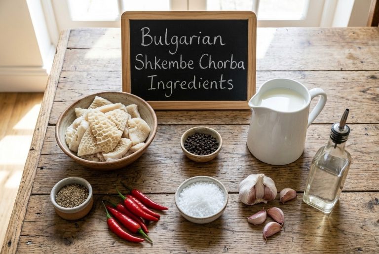 Bulgarian Shkembe Chorba Recipe Ingredients