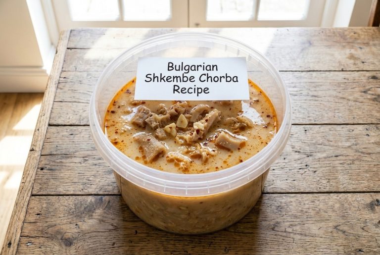 Bulgarian Shkembe Chorba Recipe Storage Tips