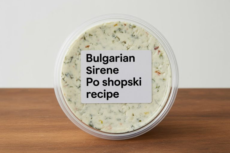 Bulgarian Sirene Po Shopski Recipe Storage