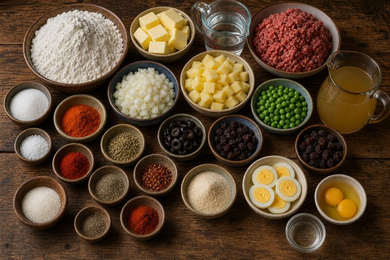 Bolivian Salteña Recipe Ingredients