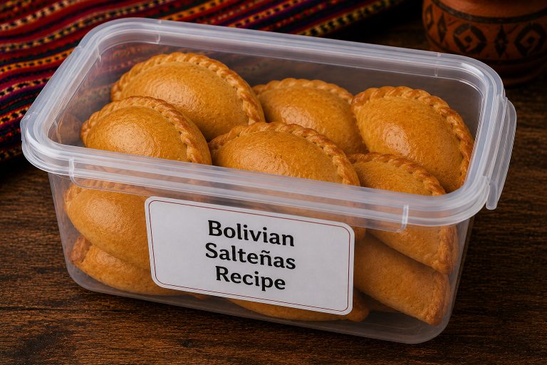 Bolivian Salteña Recipe Storage