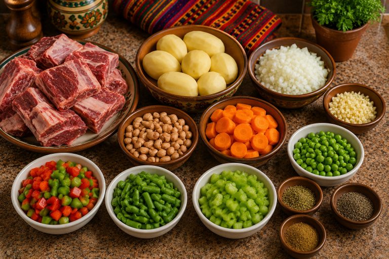 Bolivian Sopa De Mani Recipe Ingredients