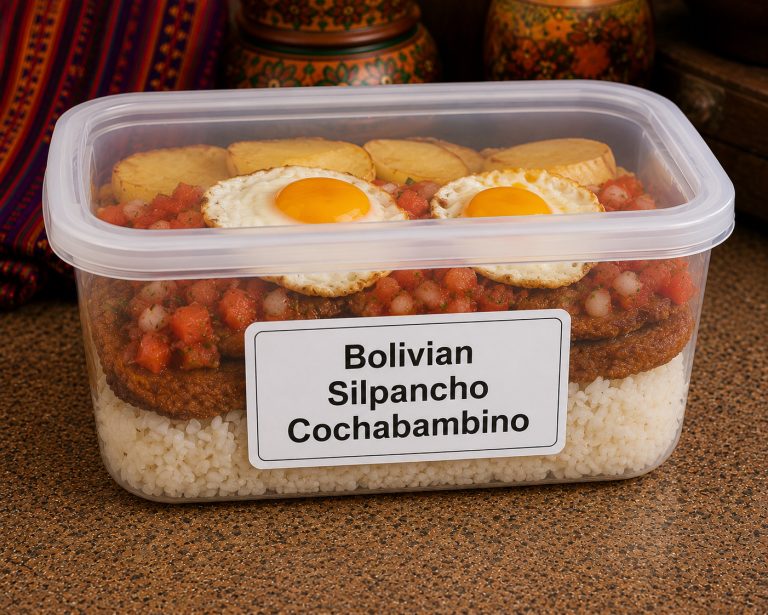 Bolivian Silpancho Cochabambino Storage