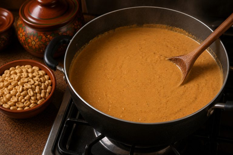 Bolivian Peanut Soup Recipe On the Stove