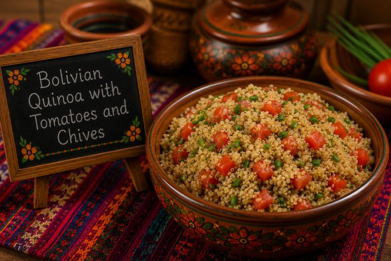 Bolivian Quinoa with Tomatoes and Chives Recipe