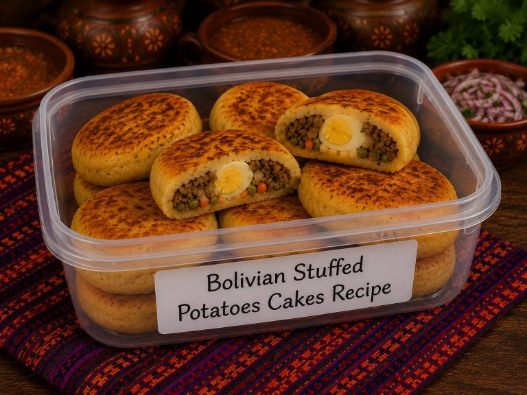 Bolivian Stuffed Potatoes Recipe Storage