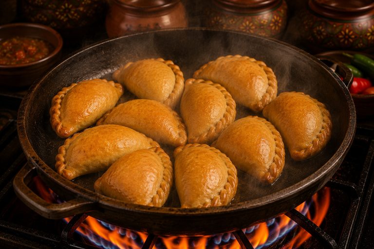 Bolivian Meat Salteñas Recipe On the Stove