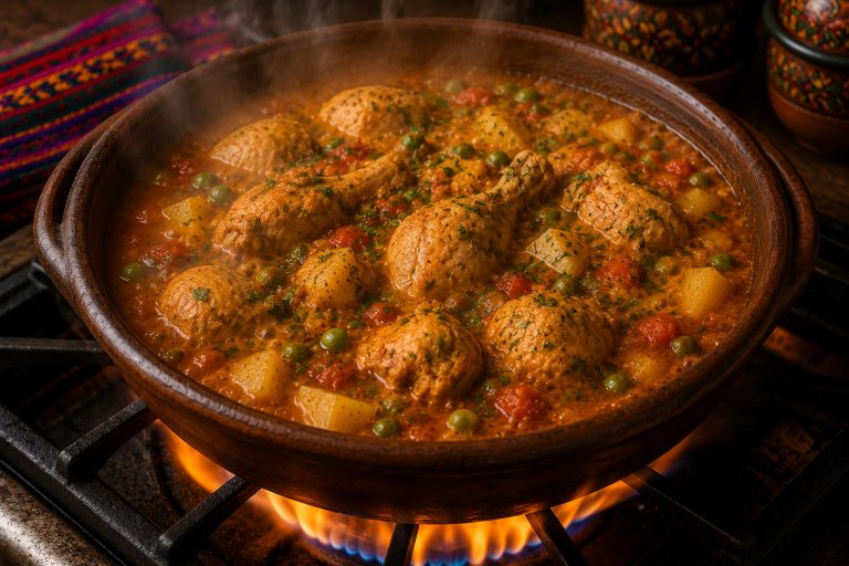Bolivian Picante De Pollo Recipe On the Stove