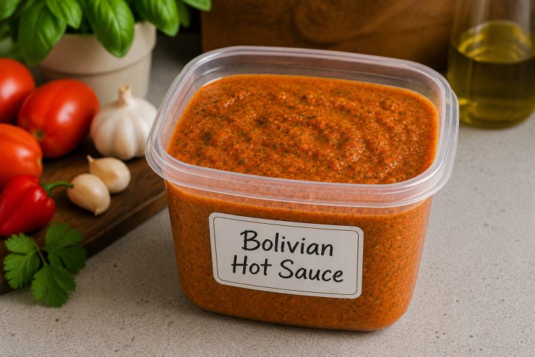Bolivian Hot Sauce Recipe Storage