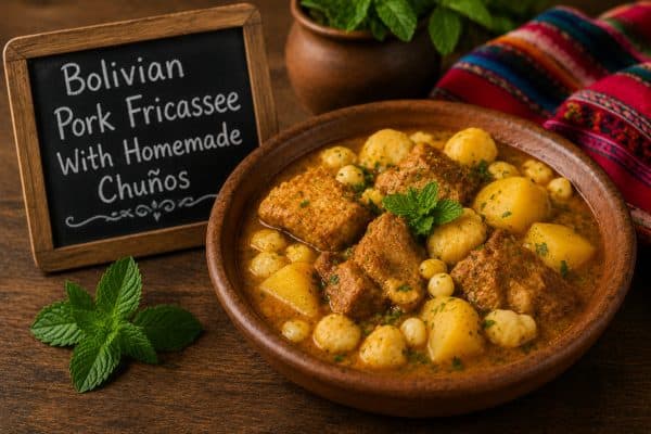 Bolivian Pork Fricassee With Homemade Chuños Recipe