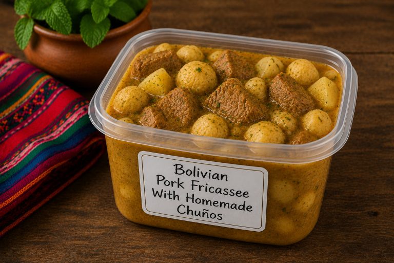 Bolivian Pork Fricassee With Homemade Chuños Recipe Storage