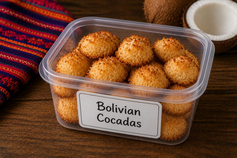 Bolivian Cocadas Recipe Storage