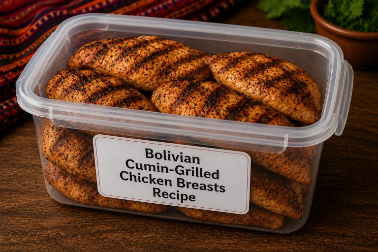 Bolivian Cumin-Grilled Chicken Breasts Recipe Storage