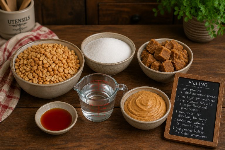 Angolan Pé de Moleque Candy Recipe Ingredients