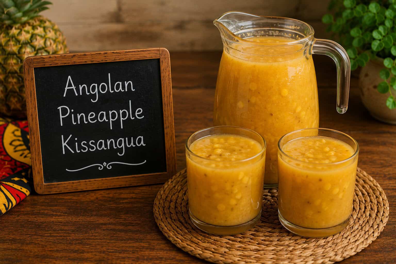 Angolan Pineapple Kissangua Recipe