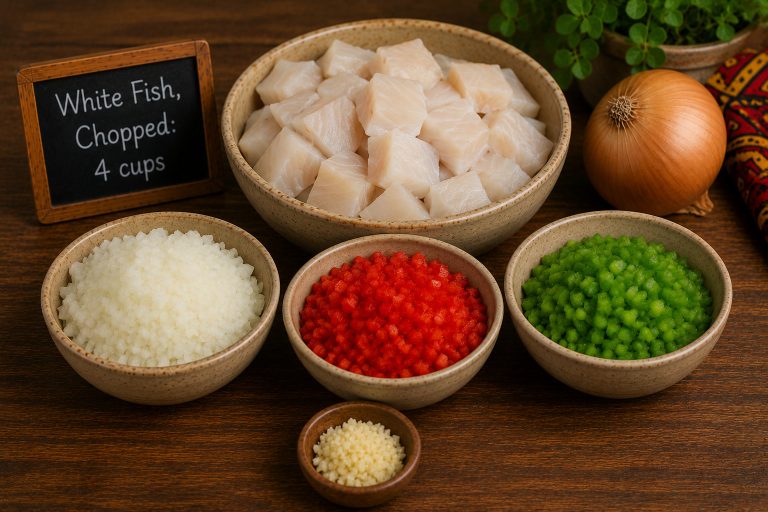 Angolan Caldo De Peixe Fish Stew Recipe Ingredients