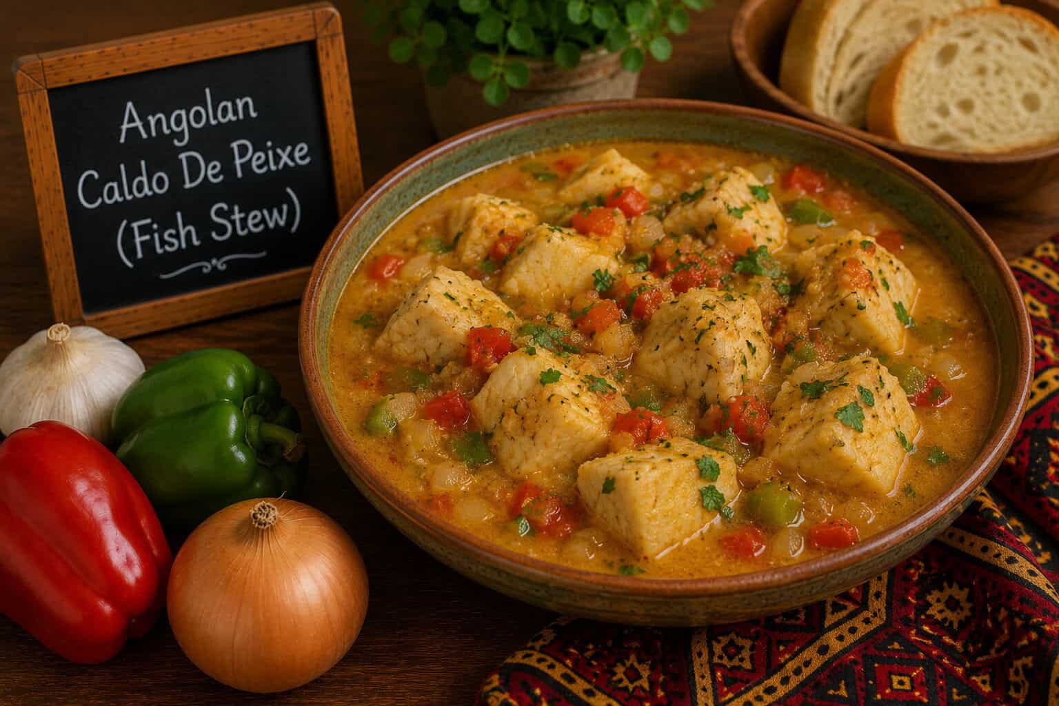 Angolan Caldo De Peixe Fish Stew Recipe