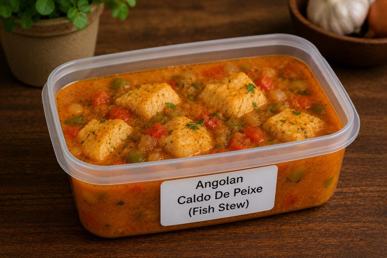 Angolan Caldo De Peixe Fish Stew Recipe Storage