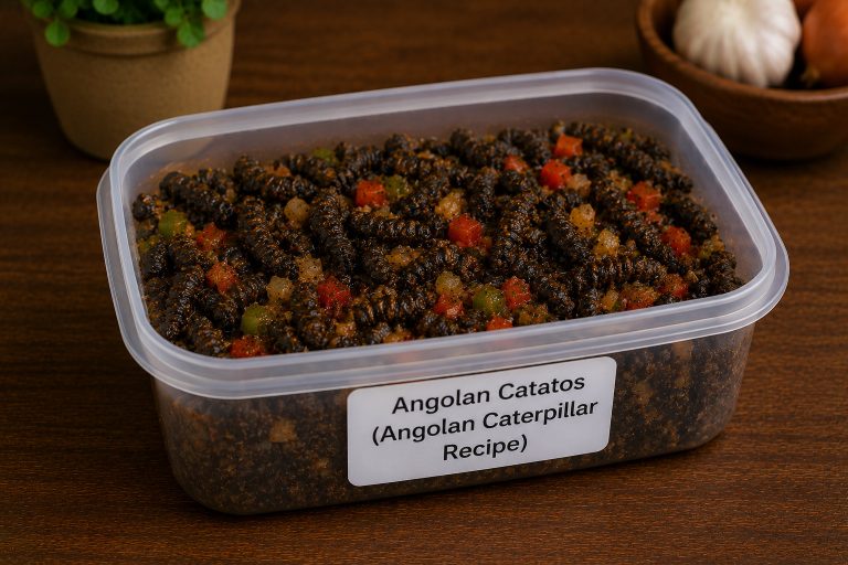 Angolan Catatos Angolan Caterpillar Recipe Storage