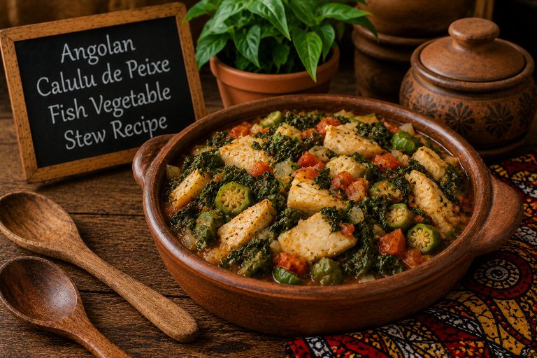 Angolan Calulu de Peixe Fish Vegetable Stew Recipe