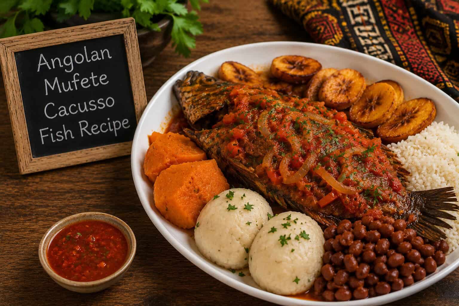 Angolan Mufete Cacusso Fish Recipe
