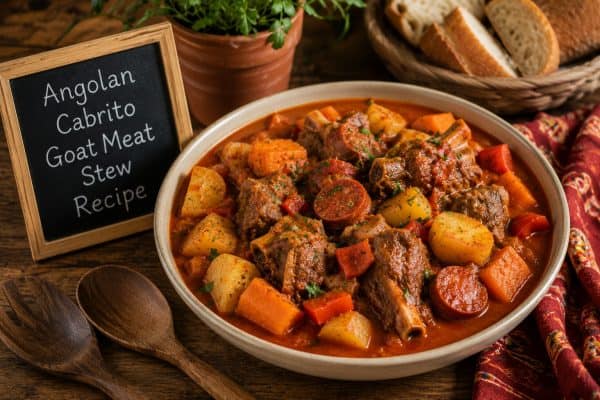 Angolan Cabrito Goat Meat Stew Recipe