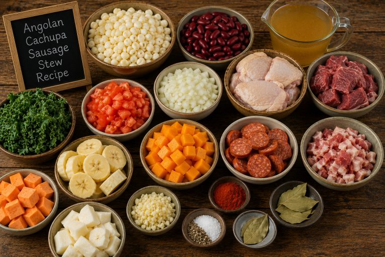 Angolan Cachupa Sausage Stew Recipe Ingredients